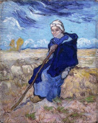 The Shepherdess by Vincent van Gogh
